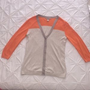 Very cute! Banana Republic Color block Cardigan M